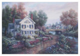 Vintage Island Home Art by Carl Valente