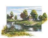 Fishing at the Waterside Art by Reint Withaar