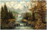Waterfall II Prints by Ada & Kris 