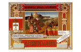 Vintage Russian Easter Post Card Giclee Print