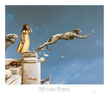 Wasserspeier Kunstdruck von Michael Parkes