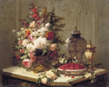 Tulips and Other Flowers Posters by Jean Baptiste Claude Robie