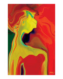 Lady in Red Photographic Print by Rabi Khan