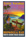 Rick Sharp - Hawaii, Honolua Bay, Maui Digitálně vytištěná reprodukce Rick Sharp - Hawaii, Honolua Bay, Maui Digitálně vytištěná reprodukce