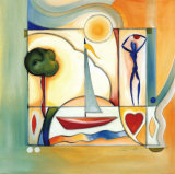 Fun in the Sun II Plakat af Alfred Gockel Fun in the Sun II Plakat af Alfred Gockel