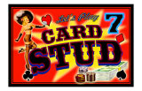 Poker 7 Card Stud Giclee Print
