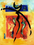 Trio Kunstdrucke von Alfred Gockel