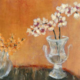 Copper Orchids II Print by Jennifer Hollack