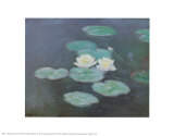 Nympheas Effet du Soir Art by Claude Monet