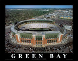 Nuevo estadio Lambeau Field de los Green Bay Packers Pósters por Mike Smith