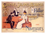 Grands salons et Académie de billard Reproduction procédé giclée par Antoni Utrillo