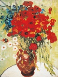 Vincent van Gogh - Vase with Daisies and Poppies Obrazy Vincent van Gogh - Vase with Daisies and Poppies Obrazy