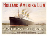 Holland-Amerika Lijn Lámina giclée