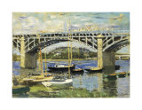 Bridge at Argenteuil Prints by Claude Monet