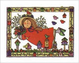 Birdhouse Angel Poster by Mark Polomchak