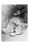 Yokuts Baskets Reproduction procédé giclée par Edward S. Curtis