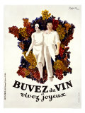 Buvez du Vin reproduction procédé giclée par Leonetto Cappiello