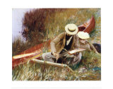 Studie im Freien Kunstdrucke von John Singer Sargent