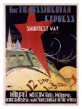 Trans-Siberian Express Wydruk giclee