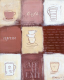 Café au Lait Affiche par Anna Flores