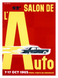 52e Salon de L'Auto reproduction procédé giclée par Pierre Fix-Masseau