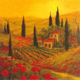Poppies of Toscano II Plakat af Art Fronckowiak Poppies of Toscano II Plakat af Art Fronckowiak