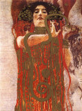 Hygieia (detail from Medicine) Prints by Gustav Klimt