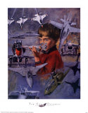 Sognatore di arerei Poster di Clement Micarelli
