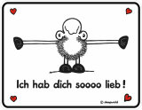 Ich hab doch so lieb Targa in metallo