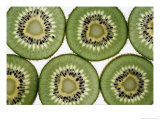 Cross Section of Kiwi Fruit Photographic Print by David M. Dennis