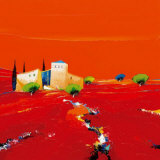 Terre des Ocres Rouges Posters van Christian Eurgal Terre des Ocres Rouges Posters van Christian Eurgal