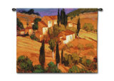 Terracotta Afternoon Wall Tapestry by Philip Craig