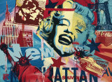 New York Souvenirs Poster by Paul Raynal