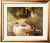 Luncheon in the Garden Poster by Claude Monet