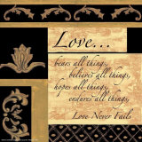 Words to Live By: Love Posters by Debbie DeWitt