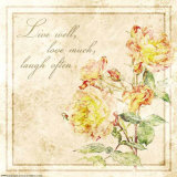 Florals, Live Laugh Love Prints by Jessica Vonammon