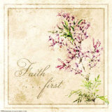 Florals, Faith First Kunstdrucke von Jessica Vonammon