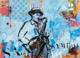 Jazz IV Kunst von Thierry Vieux