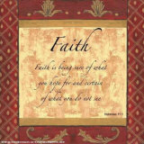 Words to Live By: Faith Posters by Debbie DeWitt
