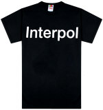 Interpol - White Logo T-shirts