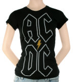 Juniors: AC/DC - Large Logo T-Shirts