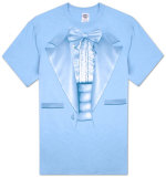 Ruffled Tuxedo T-Shirt