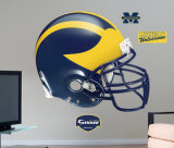 Michigan Wolverines Helmet -Fathead Wall Decal
