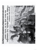Murder. The IRA Said Yesterday :Today We Were Unlucky But Remember We Have Only to be Lucky Once Giclee Print