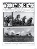 Going Over the Top: a Charge by the Canadian Troops on the Somme Front Giclee Print