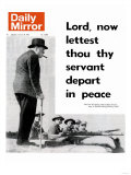 Lord, Now Lettest Thou Thy Servant Depart in Peace Reproduction procédé giclée