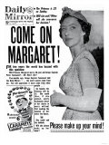 Come on Margaret! Please Make up Your Mind! Giclee Print