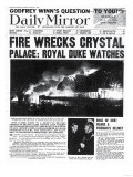 Fire Wrecks Crystal Palace: Royal Duke Watches Reproduction procédé giclée