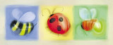 Three Bug Panel Print by Anthony Morrow