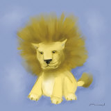 Lion Láminas por Anthony Morrow
